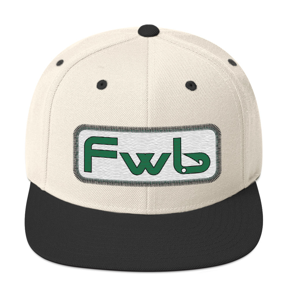 FWB Yupoong "Patch" Snapback Hat W/USA Flag