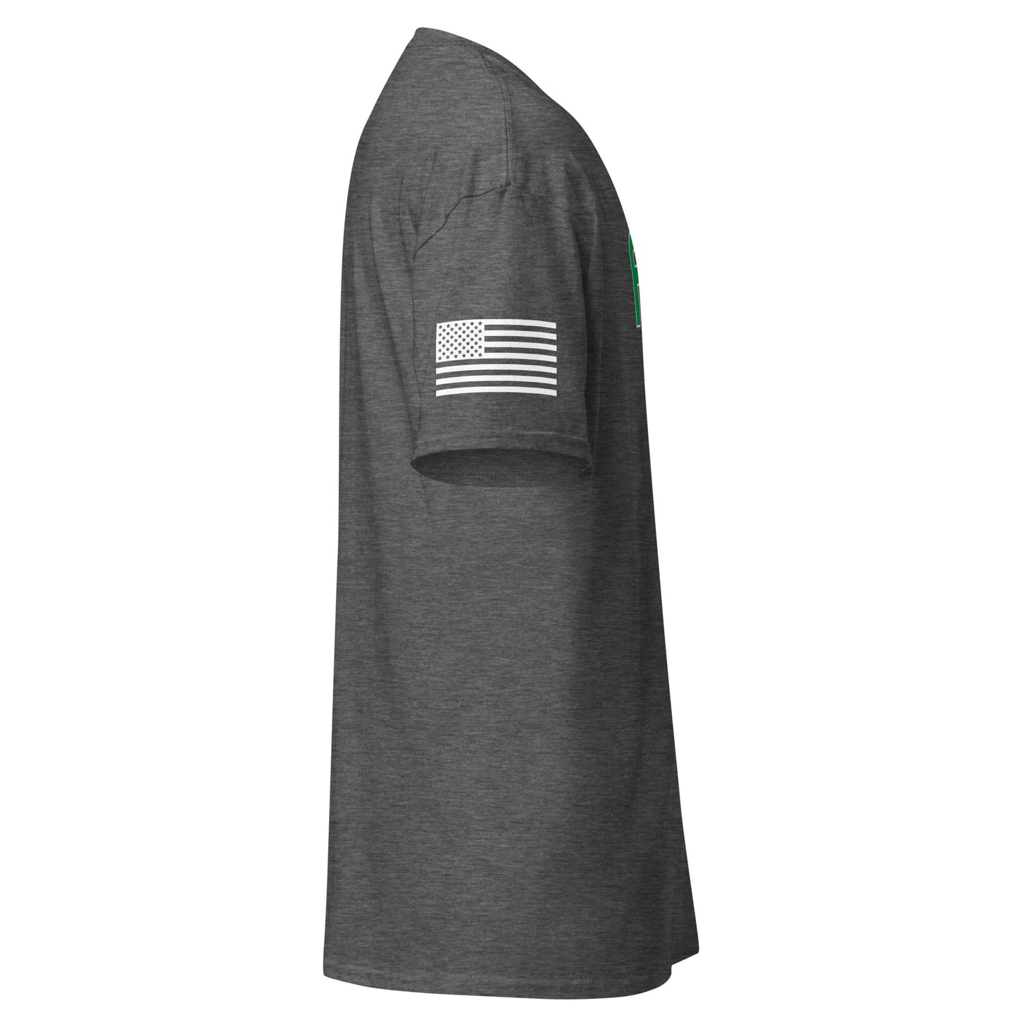 FWB Grey Men's Classic Tee W/ US Flag