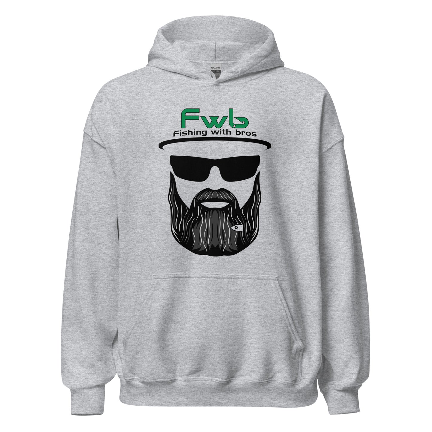 Grey FWB "Face" Hoodie