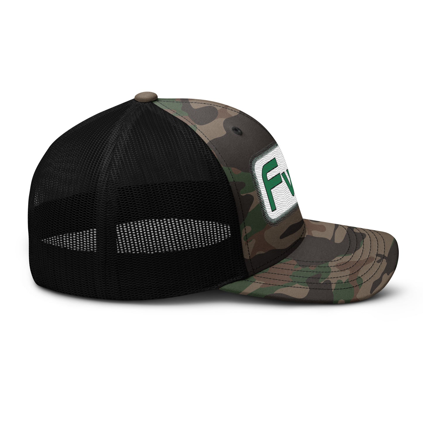 FWB Black/Camouflage Otto Trucker Hat