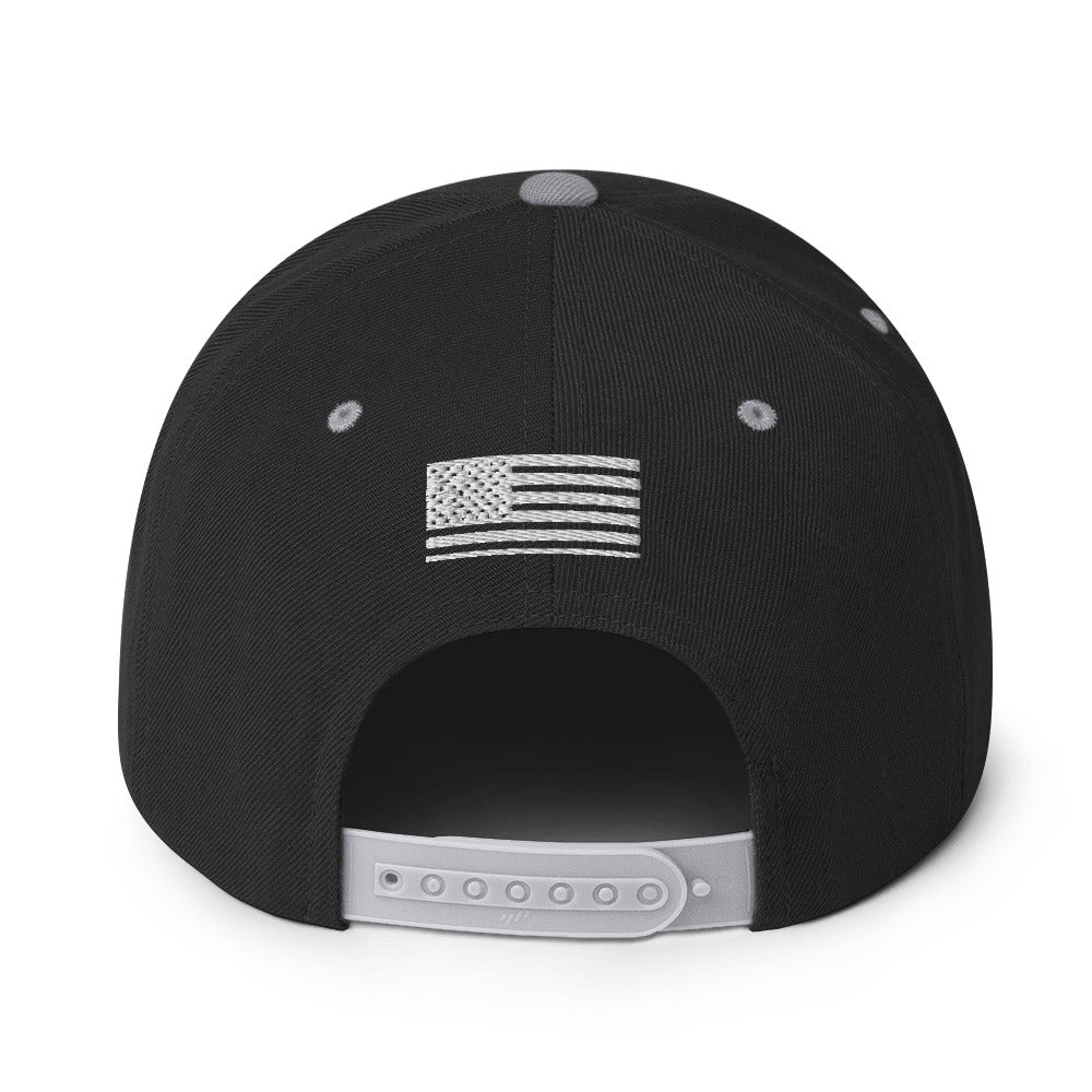 FWB Yupoong "Patch" Snapback Hat W/USA Flag