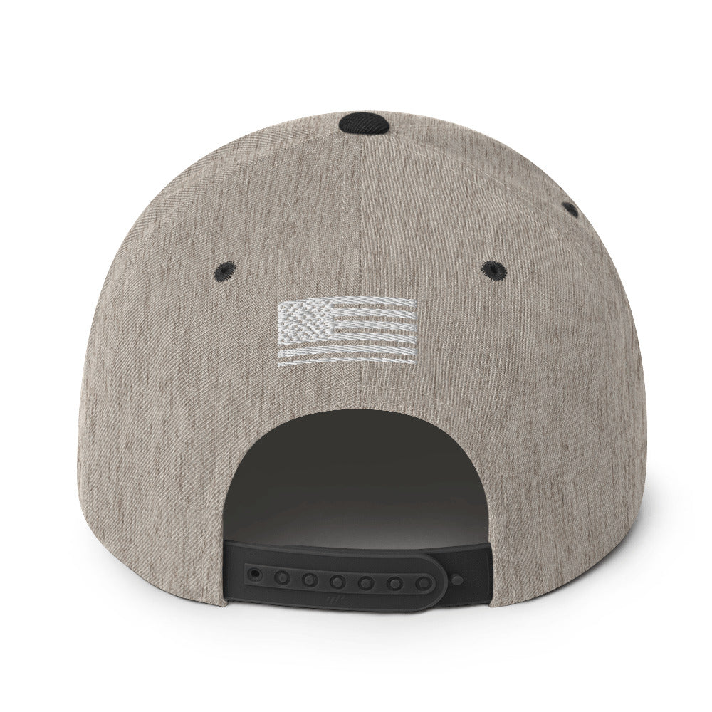 FWB Yupoong "Patch" Snapback Hat W/USA Flag