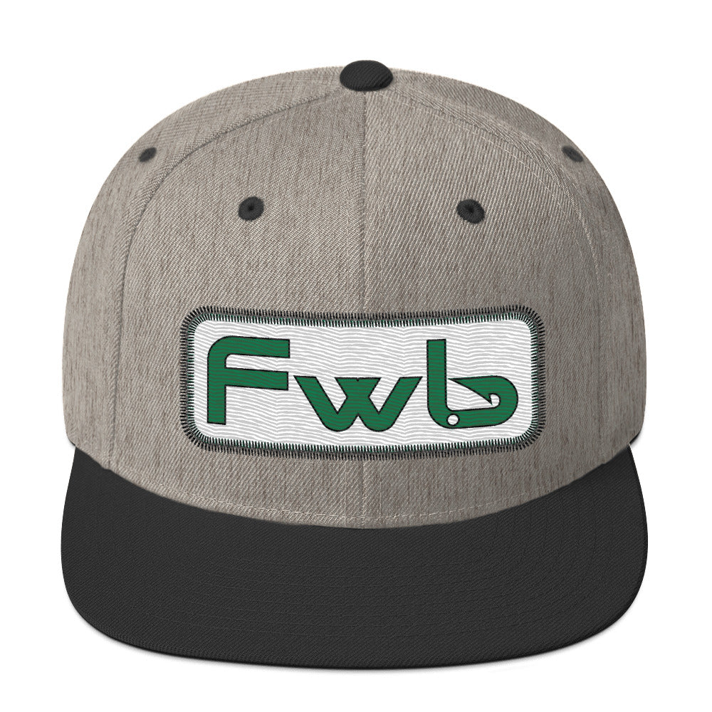 FWB Yupoong "Patch" Snapback Hat W/USA Flag