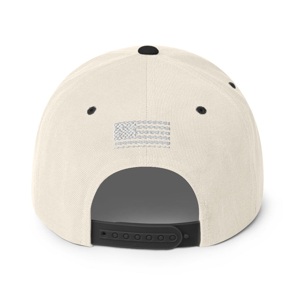 FWB Yupoong "Patch" Snapback Hat W/USA Flag