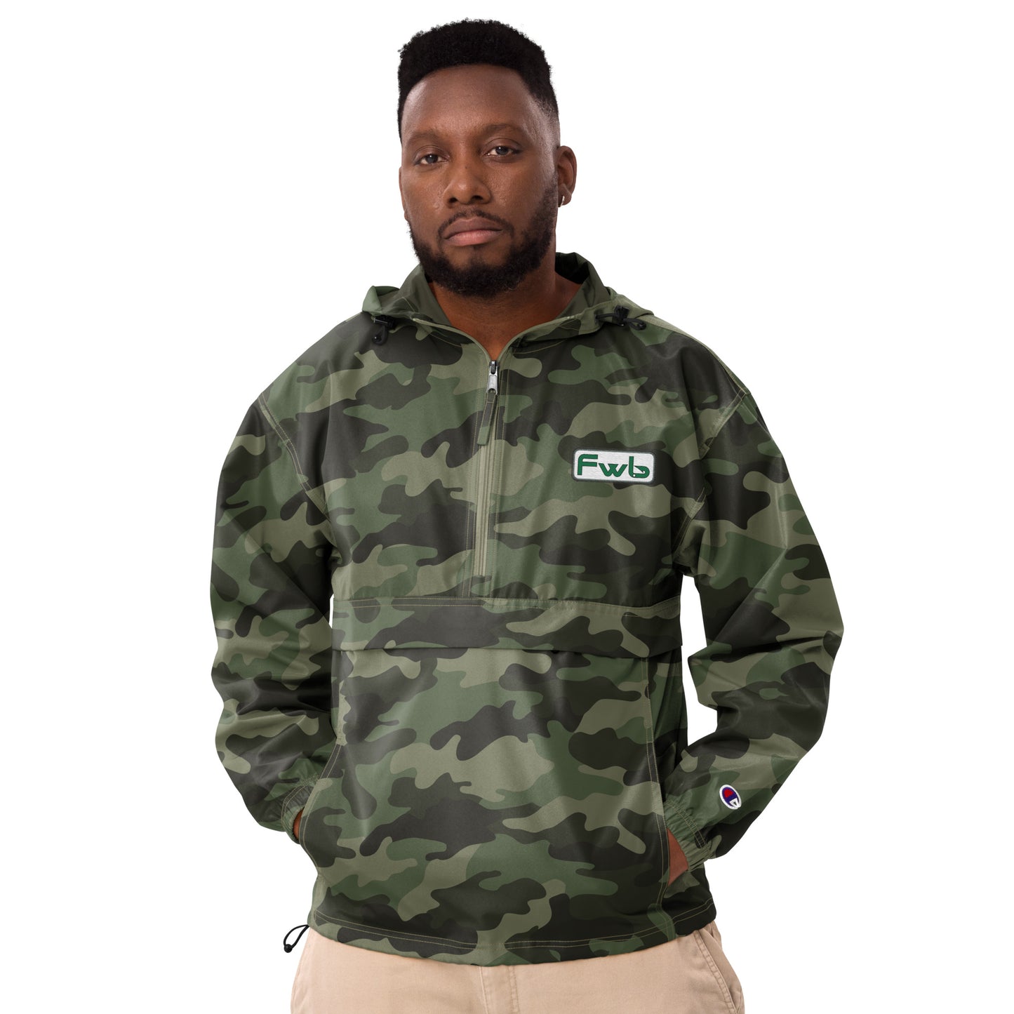 Embroidered FWB Champion Packable Jacket