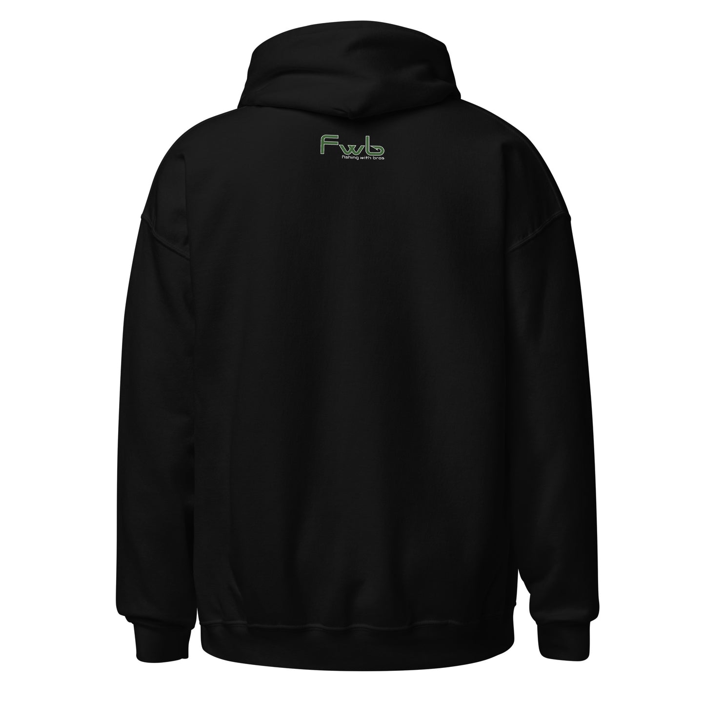Black FWB "Face" Hoodie ( black outline)